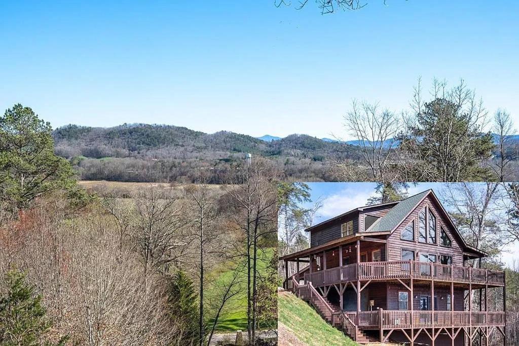 Mistletoe Cabin- Private Cabin W Views, Hottub, Pet Friendly Murphy Eksteriør billede