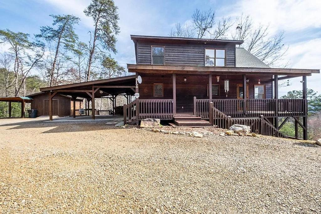 Mistletoe Cabin- Private Cabin W Views, Hottub, Pet Friendly Murphy Eksteriør billede